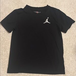 Jordan Black Tee with White Jumpman Logo
